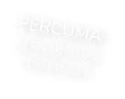 PERCUMA REKA BENTUK TESTER SET